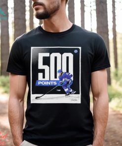 Congratulations Pointer Tampa Bay Lightning Player Brayden Point 500 NHL Points In Career Shirt