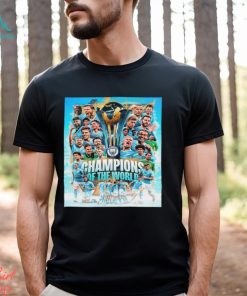 Congratulations To Manchester City Are 2023 Champions Of The World Unisex T Shirt
