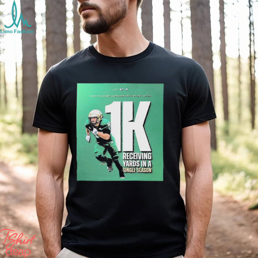 Congratulations To Sean Atkins Is The First Player In Program History With 1K Receiving Yards In A Single Season Shirt Congratulations To Sean Atkins Is The First Player In Program History With 1K Receiving Yards In A Single Season Shirt