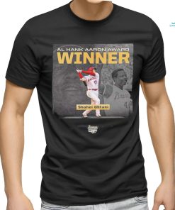 Congratulations To Shohei Ohtani Is The American League Hank Aaron Award Winner Shirt