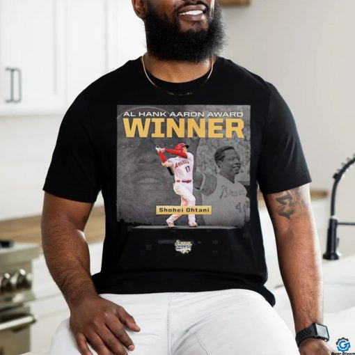 Congratulations To Shohei Ohtani Is The American League Hank Aaron Award Winner Shirt
