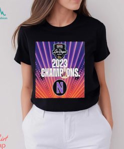 Congratulations To The Northwestern Football On Winning The 2023 SRS Distribution Las Vegas Bowl Shirt