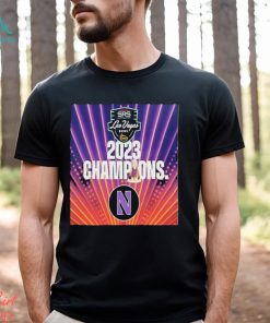 Congratulations To The Northwestern Football On Winning The 2023 SRS Distribution Las Vegas Bowl Shirt