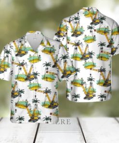 Construction Liebherr Crawler Crane LR 13000 Aloha Short Sleeve 3D Printed Hawaiian Shirt For Men And Women