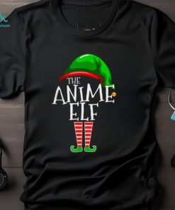 Cool Anime Elf Group Matching Family Christmas Gift Holiday T Shirts