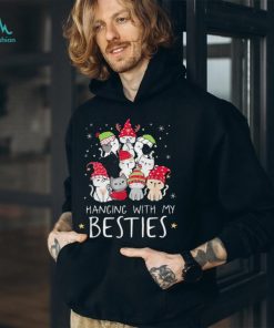 Cool Christmas Cat Lover Christmas Tree Kawaii Cat Bestie T Shirts