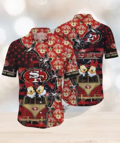 Cool Disney Mickey Mouse NFL San Francisco 49ers NFL Hawaiian Shirt