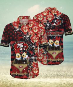 Cool Disney Mickey Mouse NFL San Francisco 49ers NFL Hawaiian Shirt