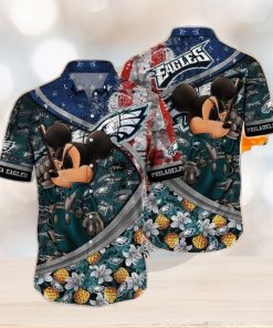 Cool Disney Mickey Mouse Philadelphia Eagles NFL Disney Hawaiian Shirt