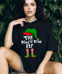 Cool Funny Matching Family Christmas Beach Bum Elf T Shirts