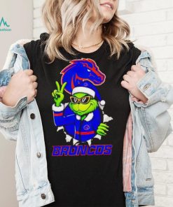 Cool Grinch Boise State Broncos Christmas shirt