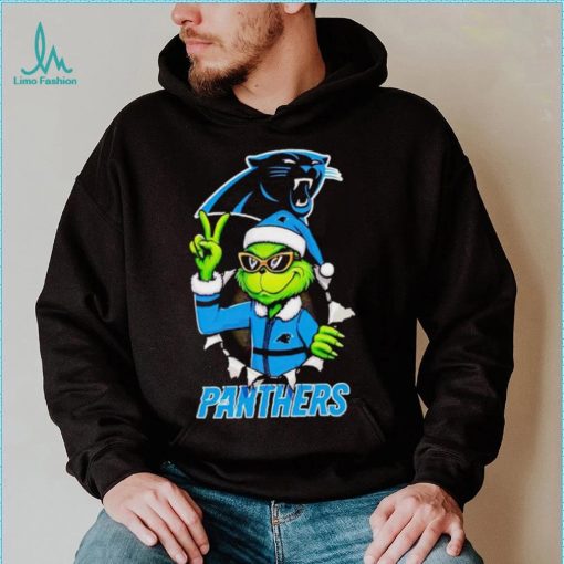 Cool Grinch Carolina Panthers Christmas shirt