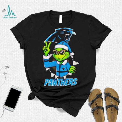 Cool Grinch Carolina Panthers Christmas shirt