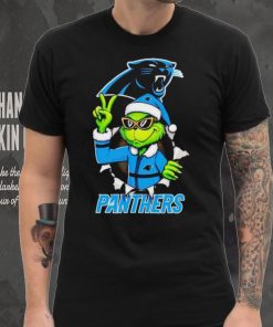 Cool Grinch Carolina Panthers Christmas shirt