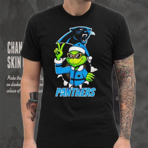 Cool Grinch Carolina Panthers Christmas shirt
