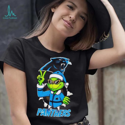 Cool Grinch Carolina Panthers Christmas shirt