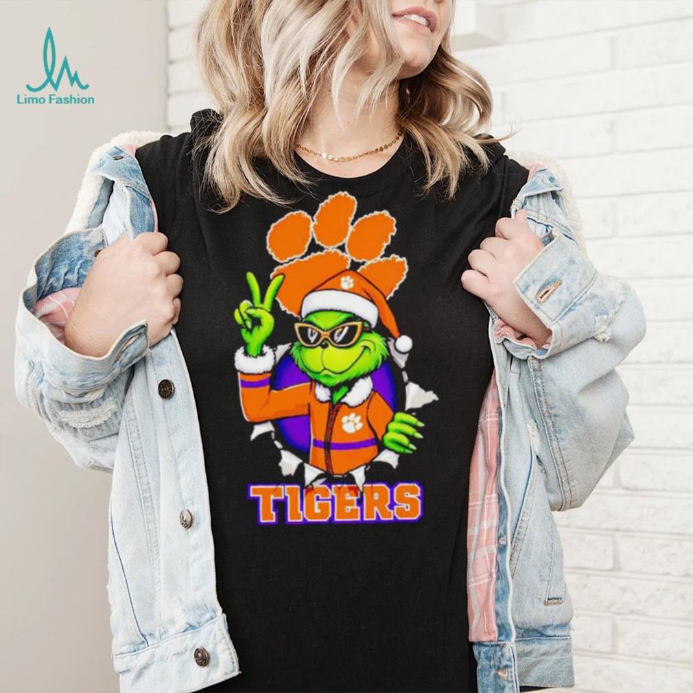 Cool Grinch Clemson Tigers Christmas shirt Cool Grinch Clemson Tigers Christmas shirt