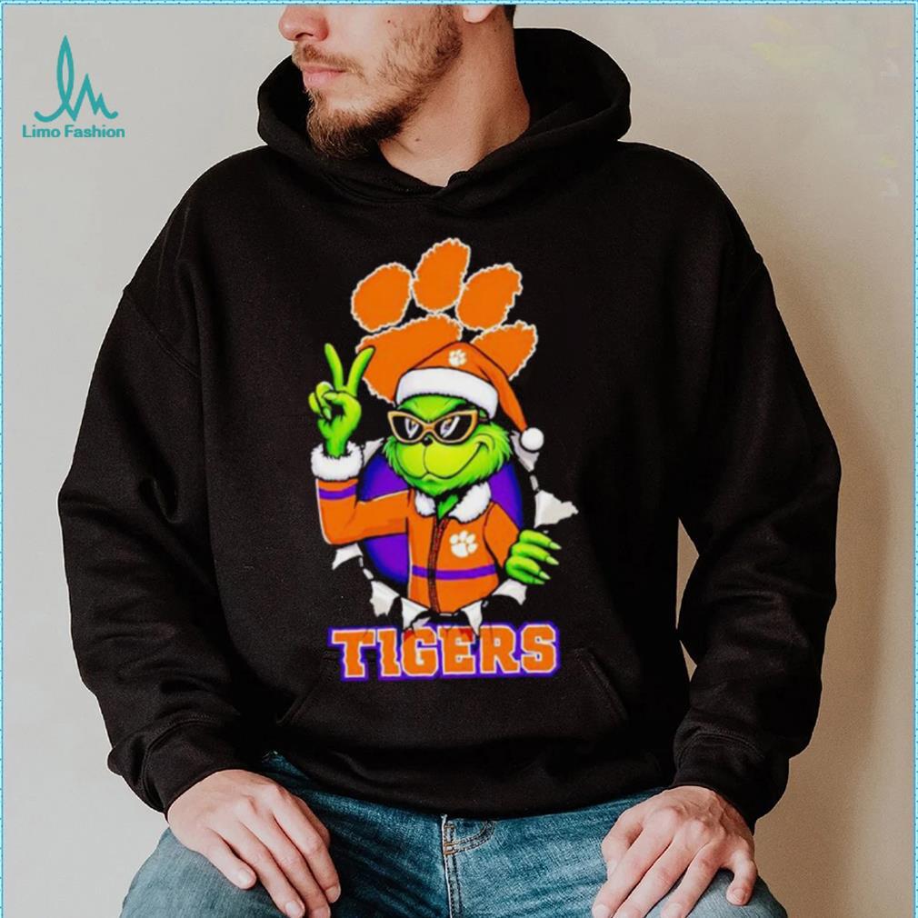 Cool Grinch Clemson Tigers Christmas shirt Cool Grinch Clemson Tigers Christmas shirt