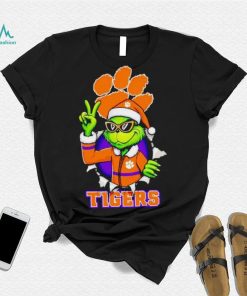 Cool Grinch Clemson Tigers Christmas shirt, hoodie, sweater, long sleeve and tank top Cool Grinch Clemson Tigers Christmas shirt
