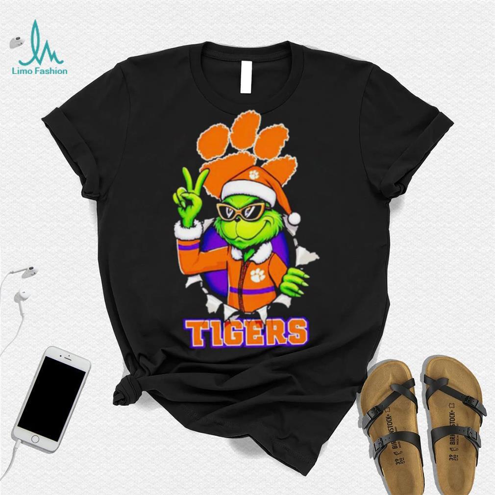 Cool Grinch Clemson Tigers Christmas shirt Cool Grinch Clemson Tigers Christmas shirt