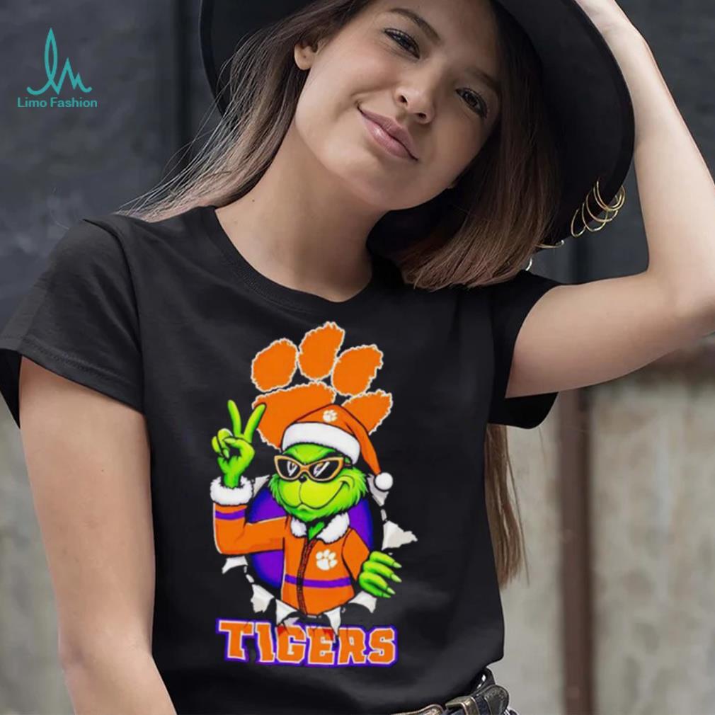 Cool Grinch Clemson Tigers Christmas shirt Cool Grinch Clemson Tigers Christmas shirt