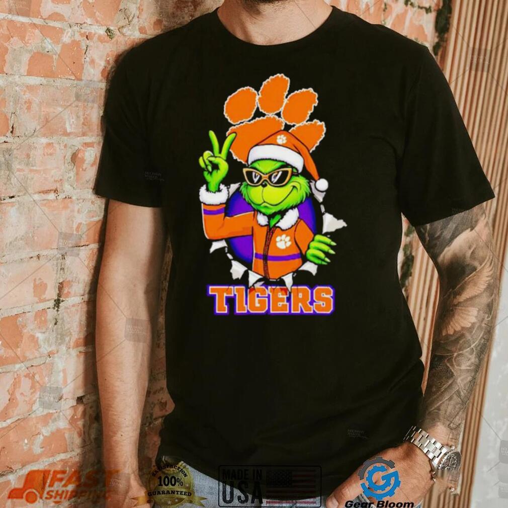 Cool Grinch Clemson Tigers Christmas shirt Cool Grinch Clemson Tigers Christmas shirt
