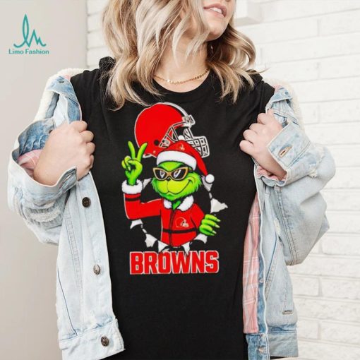 Cool Grinch Cleveland Browns Christmas shirt