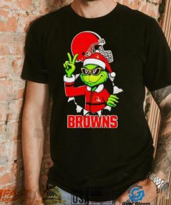 Cool Grinch Cleveland Browns Christmas shirt