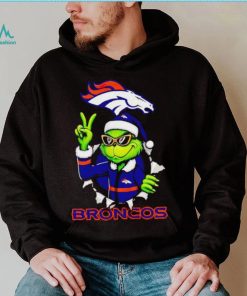 Cool Grinch Denver Broncos Christmas shirt