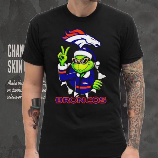 Cool Grinch Denver Broncos Christmas shirt