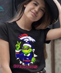 Cool Grinch Denver Broncos Christmas shirt