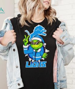 Cool Grinch Detroit Lions Christmas shirt