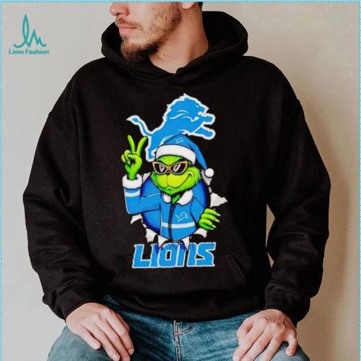 Cool Grinch Detroit Lions Christmas shirt