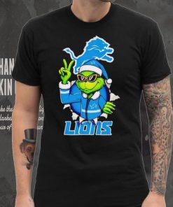 Cool Grinch Detroit Lions Christmas shirt