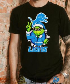 Cool Grinch Detroit Lions Christmas shirt