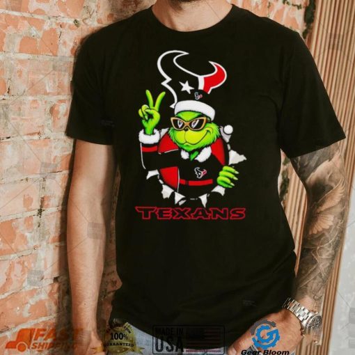 Cool Grinch Houston Texans Christmas shirt