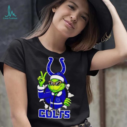 Cool Grinch Indianapolis Colts Christmas shirt