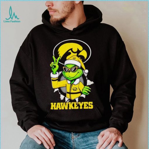 Cool Grinch Iowa Hawkeyes Christmas shirt
