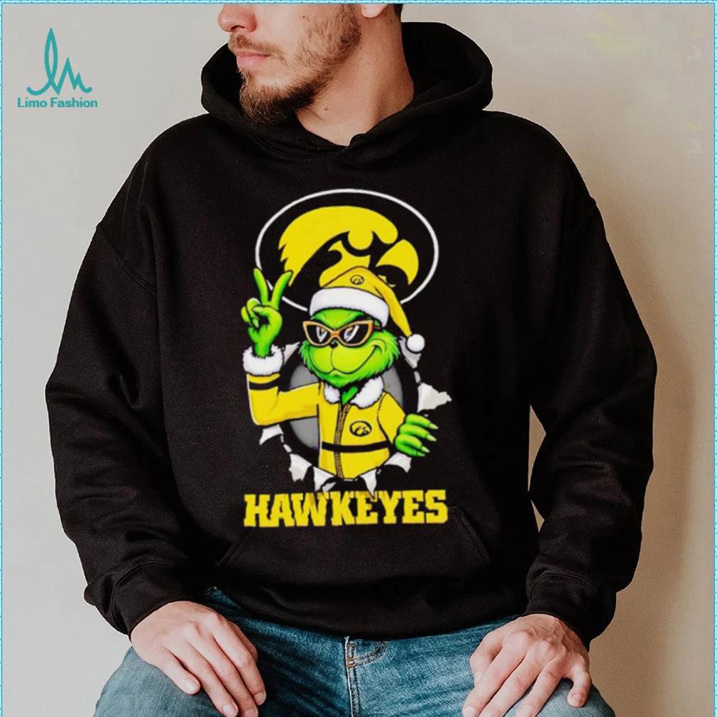 Cool Grinch Iowa Hawkeyes Christmas shirt Cool Grinch Iowa Hawkeyes Christmas shirt