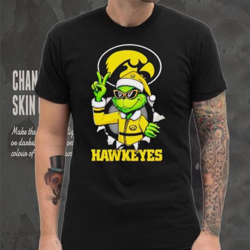 Cool Grinch Iowa Hawkeyes Christmas shirt