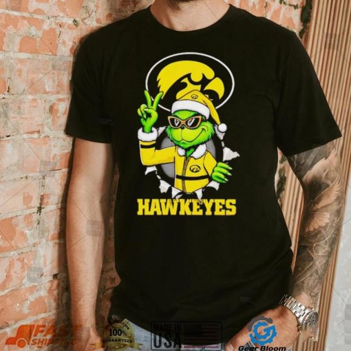 Cool Grinch Iowa Hawkeyes Christmas shirt