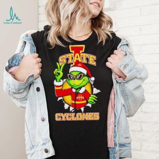 Cool Grinch Iowa State Cyclones Christmas shirt