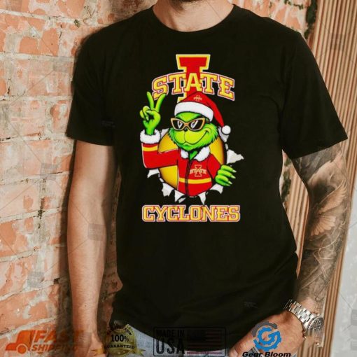 Cool Grinch Iowa State Cyclones Christmas shirt