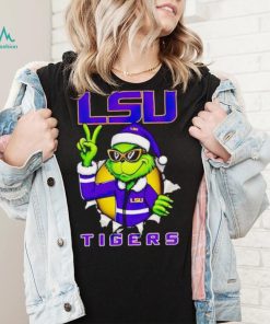 Cool Grinch LSU Tigers Christmas shirt