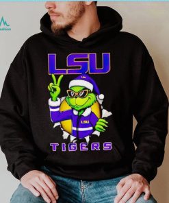 Cool Grinch LSU Tigers Christmas shirt