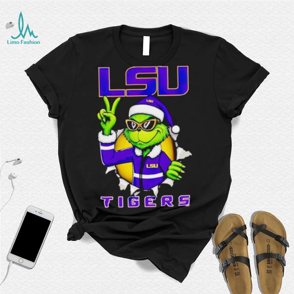 Cool Grinch LSU Tigers Christmas shirt Cool Grinch LSU Tigers Christmas shirt