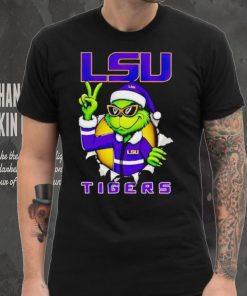 Cool Grinch LSU Tigers Christmas shirt