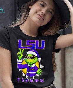 Cool Grinch LSU Tigers Christmas shirt