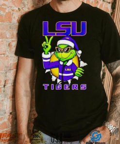 Cool Grinch LSU Tigers Christmas shirt