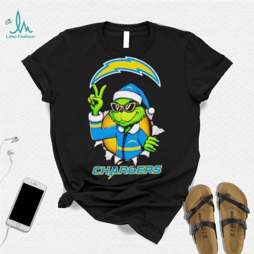 Cool Grinch Los Angeles Chargers Christmas shirt